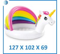 piscina gonfiabile fuoriterra per bambini fuori terra unicorno intex 57113