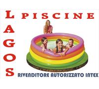 Intex Pools Piscina gonfiabile cod. 56441 4 anelli Arcobaleno 168 x 46 cm