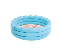 PISCINA GONFIABILE INTEX con bordo ondulato - Gioco da esterno, 2-4 giocatori, vinile resistente