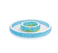 PISCINA GONFIABILE INTEX DOPPIA PISCINETTA POZZO DI DESIDERI art. 57143