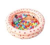 Piscina Gonfiabile Multifunzionale a Cuore Per Bambini - Imbottitura Dolce e Carina, Rotonda di Pesca