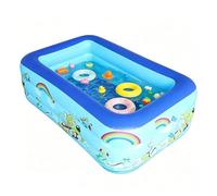 Piscina Gonfiabile per Bambini | Atterraggio Sicuro Ispessito per Giochi d'Acqua | Piscina per Bambini a Gonfiaggio Rapido | per studenti ragazze piccoli genitori appartamento scuola materna festa