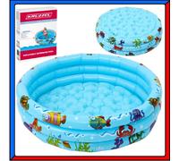 Piscina Gonfiabile per Bambini con Fondo Morbido PVC Piscinetta da Giardino Casa