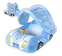 Piscina Gonfiabile per Bambini con Tettuccio, Piscina Gonfiabile per Bambini a Forma di Auto con Sedile e Volante per Ragazze, Ragazzi da 1 a 6 Anni, per con Tettuccio