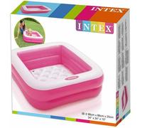PISCINA GONFIABILE PER BAMBINI INTEX BABY QUADRATA VERDE - FUXIA