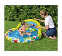 PISCINA GONFIABILE PER BAMBINI SPLASH & LEARN 120X117X46CM 5 FORME SCHIUMA 52378
