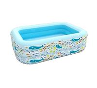 Piscina gonfiabile， Piscina gonfiabile automatica, piscina rettangolare a 3 anelli, for bambini ispessita, for famiglie for adulti, estiva for(210 * 135 * 60cm)