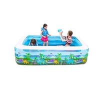 Piscina gonfiabile， Piscina gonfiabile, piscina for famiglie, rettangolare fuori terra, estiva for bambini(260x170x55cm)