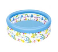 Piscina gonfiabile portatile Splash Haven, ideale per il divertimento estivo, facile da installare e con fondo morbido per le avventure dei