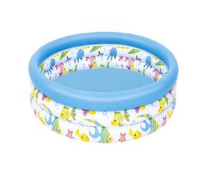Piscina gonfiabile portatile Splash Haven, ideale per il divertimento estivo, facile da installare e con fondo morbido per le avventure dei