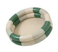 Piscina gonfiabile retrò - Centro per il nuoto della famiglia ispessito, design carino per divertimento estivo (verde)