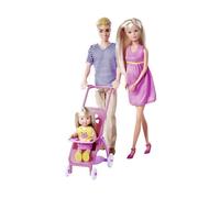 PISCINA GONFIABILE SMOBY Steffi Love Familia Feliz - Gioco da esterno, 2-4 giocatori, plastica