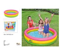 PISCINA GONFIABILE SUMMER 3 ANELLI CM 147X33 H PER BAMBINI ART. 54221