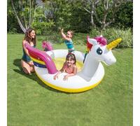 PISCINA GONFIABILE UNICORNO INTEX BABY CON SPRUZZINO GIOCO CM. 272X193X104