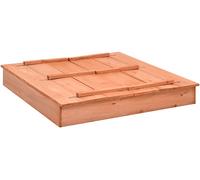 PISCINA GONFIABILE VIDAXL Sabbiera 92173 in legno con telo nylon