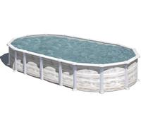 KITPROV6188N PISCINA FUORITERRA PANNELLI GRE ISLANDIA 610X375XH132 CM GHIACCIO