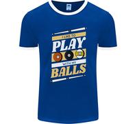 Piscina I Piace A Play With My Balls 9-Ball Uomo Ringer Fotl