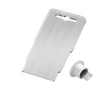 Piscina in acciaio inox, strumento di rimozione sedili, 8 x 4 x 0,2 cm, resistente alla ruggine, design di precisione per piscine, stagni e centri benessere, bianco
