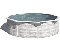 KIT300N PISCINA FUORITERRA PANNELLI GRE FINLANDIA DIAM 300XH120 CM GHIACCIO