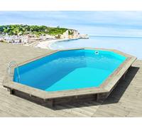 Piscina in legno "Brazilia 144" 5,86 x 3,86 x 1,44 m