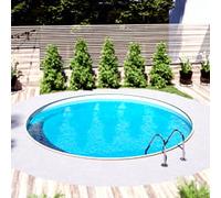 Piscina interrata in acciaio circolare NEWSKYBLUE 400-h.120cm-EASY - Versione EASY