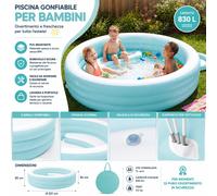 INTEX 57190NP - Piscina Family Con Poltrona Cm 229X218X79