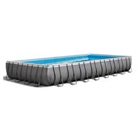 PISCINA INTEX ULTRA XTR FRAME 975x488x132 con pompa a sabbia scaletta e teli