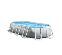 Piscina ovale con struttura 503x274xH122 cm prism Frame INTEX26796
