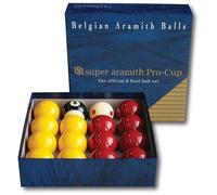 Piscina Palline Super Aramith Pro Coppa Partita 5.1cm (51mm) Rossi & Gialli
