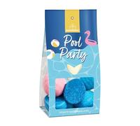 Piscina Party Marshmallows in confezione regalo, 100 g, perfetto per l'ora estiva, regalo per la prossima festa barbecue, feste in piscina, feste in giardino, marshmallow ariosi | pensierino