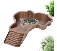 Piscina Per Bagno Di Tartarughe - Vasca Per Tartarughe 35x28,5x4,3cm Con Scala | Bacino e Bagno Đe Anfibi | Piscina D́e Ţortugas, Decorazione D÷e Acquario Dé Paesaggio ara Gecko, orttugas, Drago Ba
