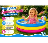 Piscina per Bambini 76x25cm Gonfiabile Baby Pool Giardino Piscina per...