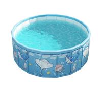 Piscina per bambini da giardino ispessita, pieghevole e non gonfiabile | Piscina per bambini, centro giochi d'acqua per esterni, giardino, campeggio, viaggi, feste, estate, cani adulti