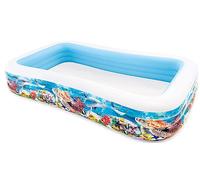 Intex piscina gonfiabile family tropical cm. 305x183x56 h (lt. 1.050) (2 pezzi)