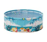 Piscina per bambini, grande, pieghevole, rotonda, non gonfiabile, per esterni, in PVC, resistente alla pressione, ad alta densità, segregazione, pareti sottili, adatta per piscine familiari,