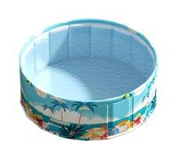Piscina per bambini, grande, pieghevole, rotonda, non gonfiabile, per esterni, in PVC, resistente alla pressione, ad alta densità, segregazione, pareti sottili, adatta per piscine familiari,