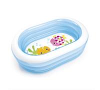 INTEX 57482NP - Piscina Baby Ovale Trasparente Cm 163X107X46
