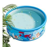 Piscina Per Bambini | Piscina Ragazze,Vasca da Bagno Rotonda Portatile in PVC Spesso per Adulti e Bambini Giardino Intrattenimento per Tutta la Famiglia