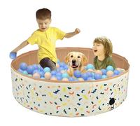 Piscina per Bambini, Vasca Pieghevole In PVC Per Bambini Non Gonfiabile, Vasca Antiscivolo Per Giardino E Spazi Aperti