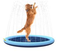 Piscina per Cani - Tappetino da Gioco Antiscivolo con Fontana, Gioco Acquatico Interattivo all'Aperto per Cani, Bambini e Animali Domestici | Picnic in famiglia parchi parchi giochi feste di compleann