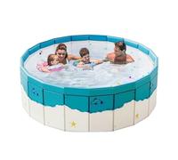 Piscina Pieghevole - Bacino Non Gonfiabile Pieghevole per | Vasca Familiare Estate Spiaggia Campeggio Viaggi Interni Esterni