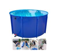 Piscina pieghevole in tela, grande design circolare ispessimento per la cultura Koi all'aperto e l'irrigazione agricola