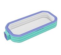 Piscina pieghevole, Inflatable Swimming Pool for Kids and Adults 13ft x 5ft With Pump Patches Ocean Balls Drainage Hose Foot Pump Swimming Rings(3.88m/13ft)