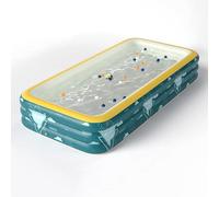 Piscina pieghevole, Outdoor Inflatable Swimming Pool Family Foldable With Pump And Accessories Multiple Sizes(A,3m/10ft)