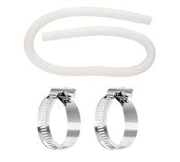 Piscina pompa piscina fuori terra tubo da 150 cm con 2 morsetti per 2 pezzi Set leggero resistente flessibile per le piscine fuori terra mantenendo la pulizia