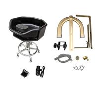 Piscina portatile Head Spa Shampoo con circolazione dell'acqua e kit cuscino per uso domestico e salone