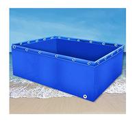 Piscina portatile per pesci fuori terra Serbatoio di stoccaggio dell'acqua pieghevole Serbatoio di acquacoltura Koi Bing Pool Garden soluzione di irrigazione durevole design in tela
