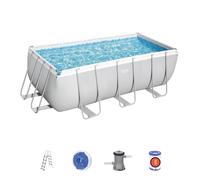 Piscina Power Steel Frame Rettangolare 412x201x122 cm Bestway 56456
