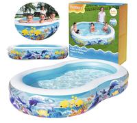 Piscina Gonfiabile Fuoriterra Bambini family Giardino 262x157x46 cm Bestway