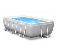 Piscina Rettangolare Frame Intex 400x200x100 cm con Pompa e Scaletta